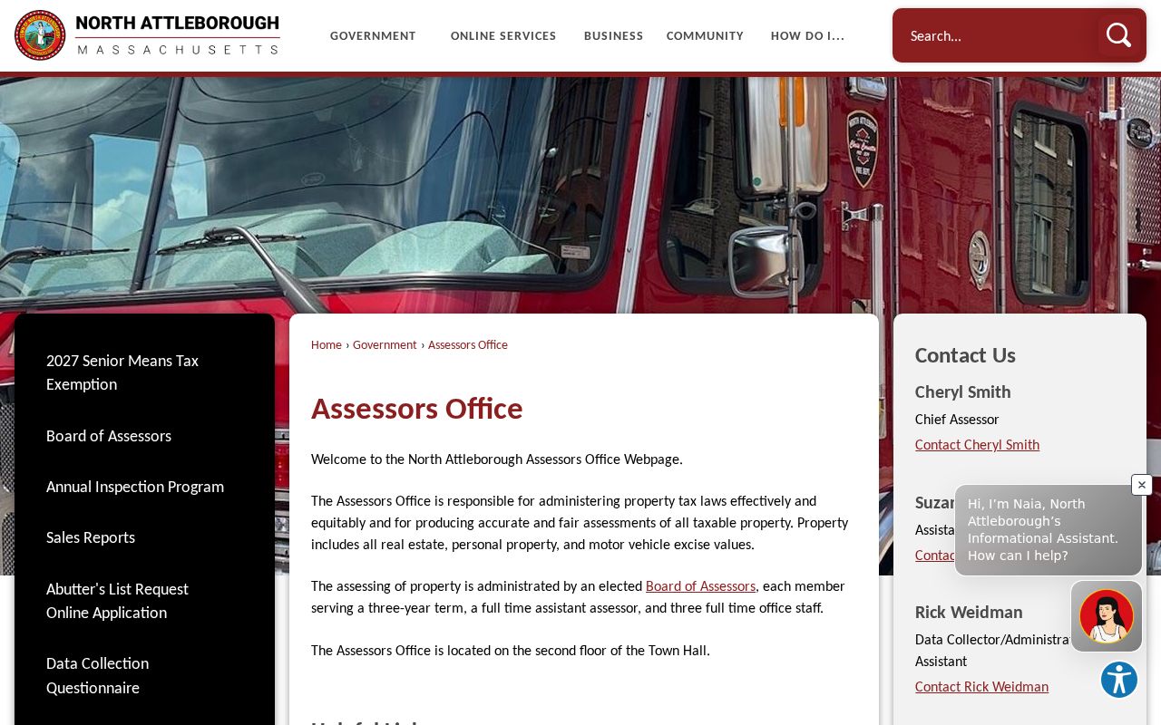 North Attleborough residents directory Assessors Office property research